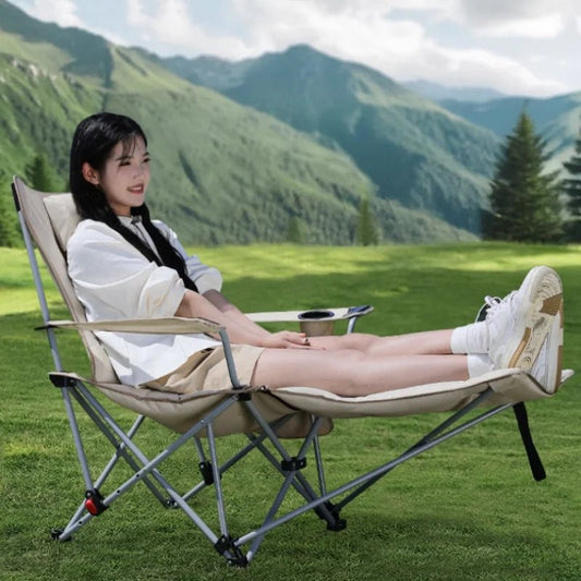 Adjustable Backrest Folding Camping Chair for Outdoor Adventures - Campify