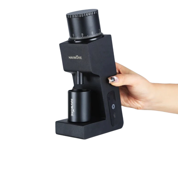 HAVMORE Portable Rechargeable Coffee Grinder with External Adjustment - CLIP GADGETS