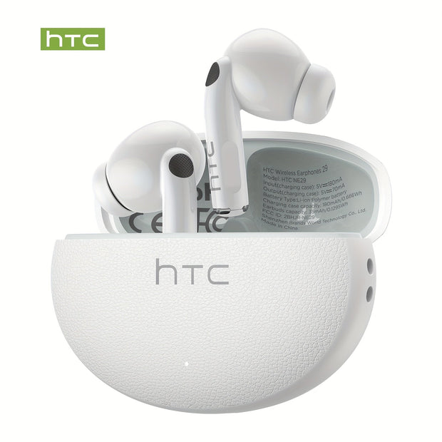 1pc HTC NE29 AI Translation Earbuds Real - time Translation Headphones OWS Open - Ear Wireless Headphones, Capable of translating 134 languages, Latest BT V6.0, Noise Reduction Clear Call, 6.5 Hours Music Long Battery Life, Big s - CLIP GADGETS