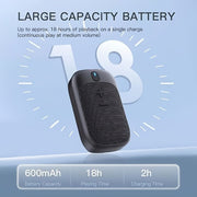 18H Playtime Wireless Speaker w/ Mic, USB-C Charging, Smart Voice Assistant | BlackSportClipMini - CLIP GADGETS