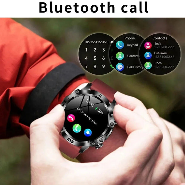 2025 New Smart Watch For Men Health Blood PressureBlood Oxygen Uric Acid Fitness Tracker Watches Bluetooth Call ECG Smartwatch - clip memories