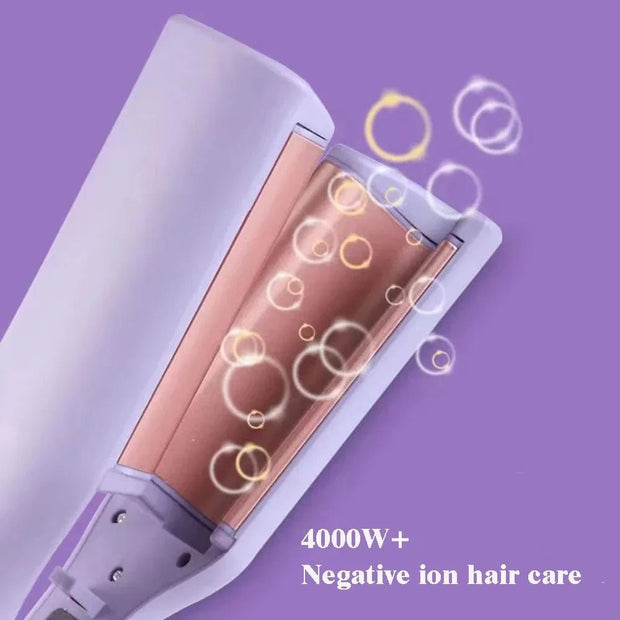 32MM Electric Hair Curler Styling Tool Fast Heating Deep Wave Iron - CLIP GADGETS