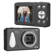 4K Vlogging Camera Autofocus Camcorder - 48MP 64GB HD for Photography - clip memories