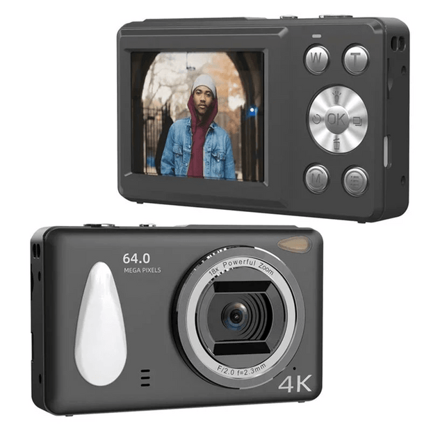 4K Vlogging Camera Autofocus Camcorder - 48MP 64GB HD for Photography - clip memories