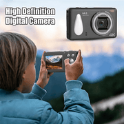 4K Vlogging Camera Autofocus Camcorder - 48MP 64GB HD for Photography - clip memories