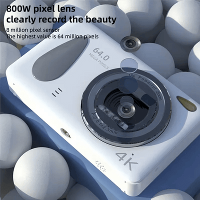 4K Vlogging Camera Autofocus Camcorder - 48MP 64GB HD for Photography - clip memories