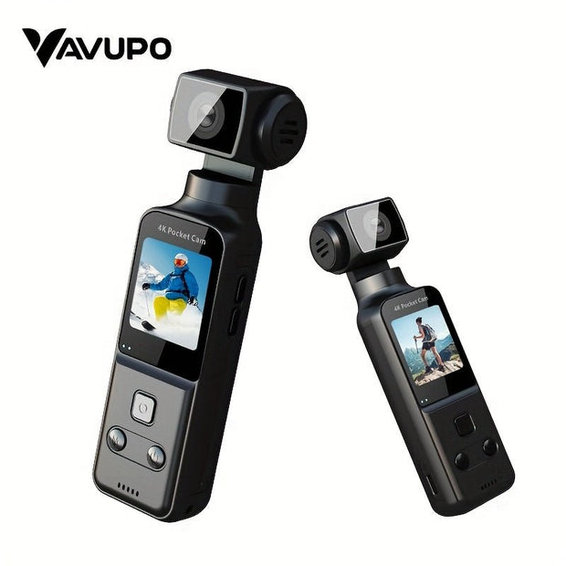 Portable 4K Pocket Camera with Wide Angle Lens for High-Quality Shots Anywhere - CLIP GADGETS