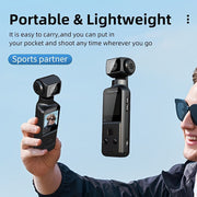 Portable 4K Pocket Camera with Wide Angle Lens for High-Quality Shots Anywhere - CLIP GADGETS
