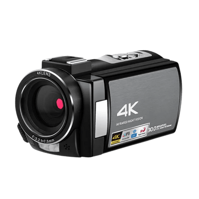 4K Night Vision Camcorder with WIFI, MIC, Touch Screen - Professional Video Camera - CLIP GADGETS