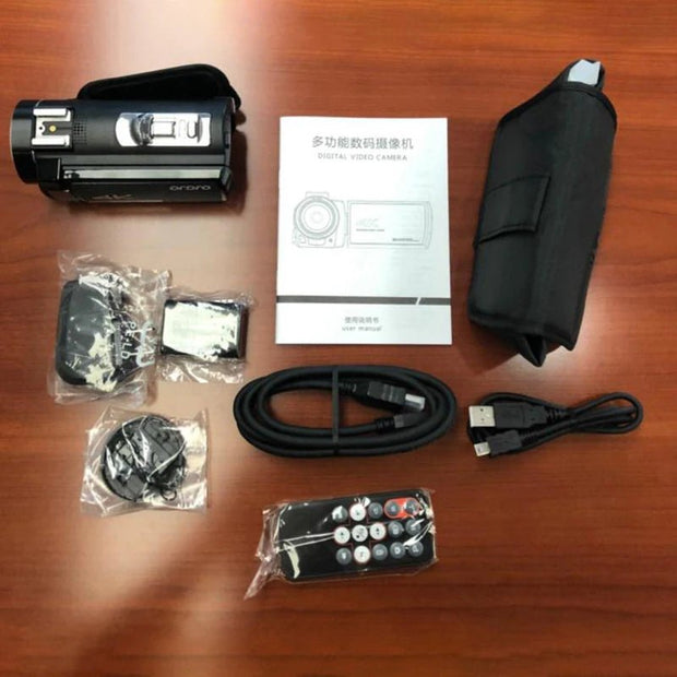 4K Night Vision Camcorder with WIFI, MIC, Touch Screen - Professional Video Camera - CLIP GADGETS