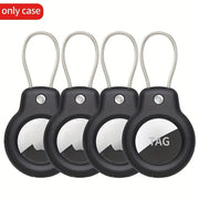 Anti-Theft Sleeve Set for AirTag GPS Tracker - Stainless Steel Cable, Break - CLIP GADGETS