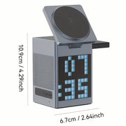 6in1 Magnetic Charger Stand with Speakers & Alarm Clock - CLIP GADGETS