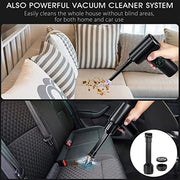 7500mAh Cordless Air Duster Blower for Keyboard Computer Cleaning - clip memories