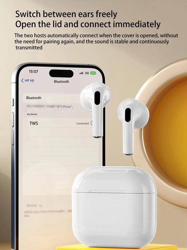 Air Pro ANC Wireless Earbuds - Noise Reduction Headphones for iPhone/Android - clip memories