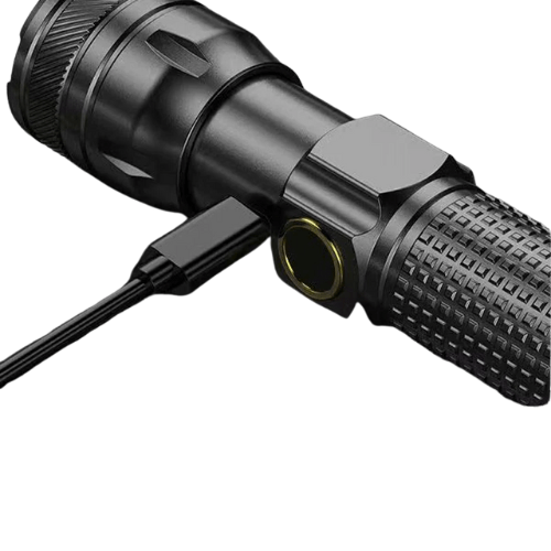 Rechargeable Aluminum Alloy LED Flashlight with Power Display - Campify