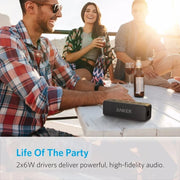 Anker Soundcore 2 Portable Bluetooth Speaker - Better Bass, 24hr Playtime, IPX7 Water Resist. - CLIP GADGETS