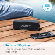 Anker Soundcore 2 Portable Bluetooth Speaker - Better Bass, 24hr Playtime, IPX7 Water Resist. - CLIP GADGETS
