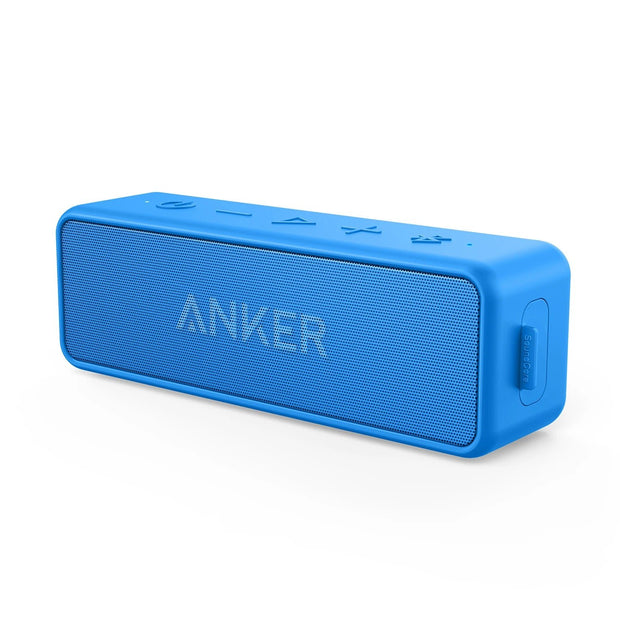 Anker Soundcore 2 Portable Bluetooth Speaker - Better Bass, 24hr Playtime, IPX7 Water Resist. - CLIP GADGETS