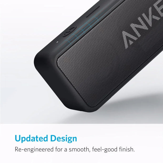 Anker Soundcore 2 Portable Bluetooth Speaker - Better Bass, 24hr Playtime, IPX7 Water Resist. - CLIP GADGETS