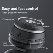ASUS Wireless Over-Ear Headphones with Mic, Sound Isolation, Stereo Sound, Telescopic Headband, USB - CLIP GADGETS