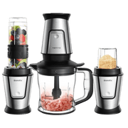 BioloMix 700W 3 - in - 1 Food Processor Juicer Blender - Mix, Juice, Chop! - CLIP GADGETS