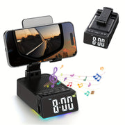 Wireless Speaker Cell Phone Stand - Birthday Gift, HD Sound, Anti-Slip Base - Gadget for Him/Her - CLIP GADGETS