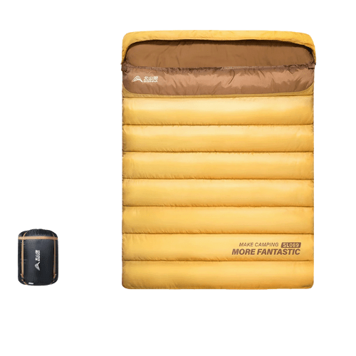 BSWOLF 2 Person All - Season Camping Sleeping Bag for Outdoor Travel - Campify