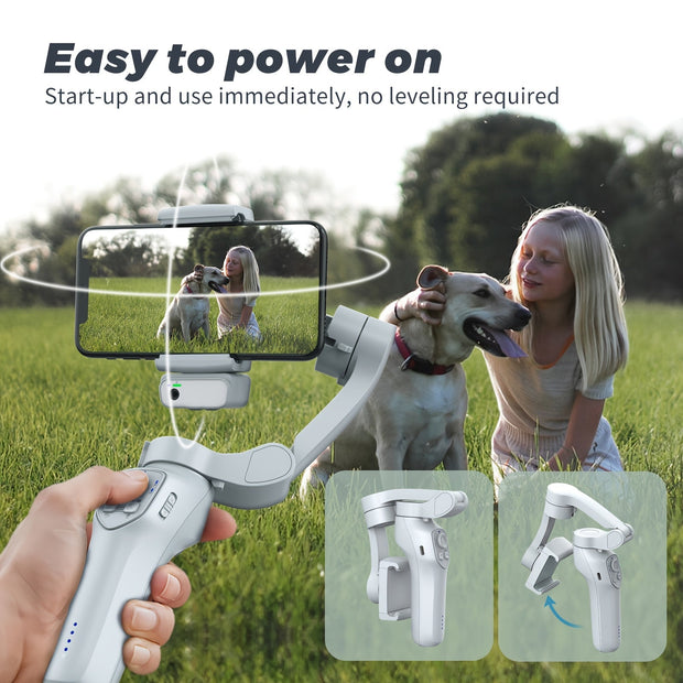 COMITOK L7Cpro 3-Axis Handheld Gimbal for Vlogging & Streaming - CLIP GADGETS