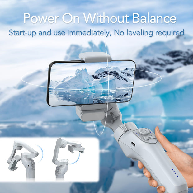 COMITOK L7Cpro 3-Axis Handheld Gimbal for Vlogging & Streaming - CLIP GADGETS