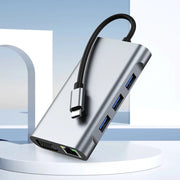 8-in-1 Docking Station + Network Card + MST Multi-Screen Hub - clip memories