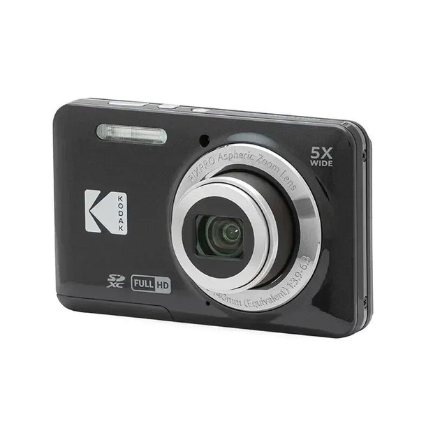 Kodak Pixpro FZ55 RD 16MP Digital Camera - 5X Optical Zoom - Full HD 1080P Video - 2.7" LCD - clip memories