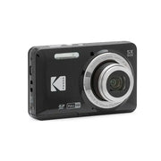 Kodak Pixpro FZ55 RD 16MP Digital Camera - 5X Optical Zoom - Full HD 1080P Video - 2.7" LCD - clip memories