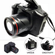 16X Zoom Digital Camera & Camcorder - Portable Photography Telephoto Kit for Students & Pros - clip memories
