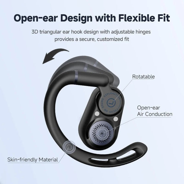 Edifier Comfo Flex True Wireless Open-Ear Earphones - clip memories