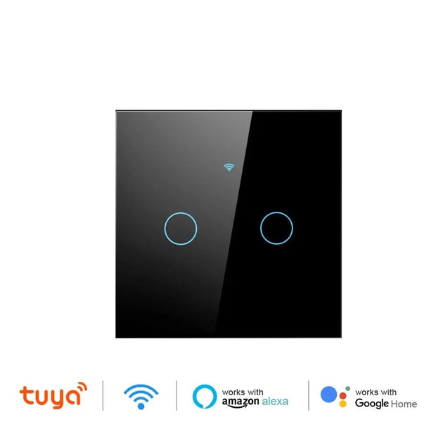 EU Tuya Smart Switch - No Neutral Wire, WiFi Light Switch for Voice Control - CLIP GADGETS