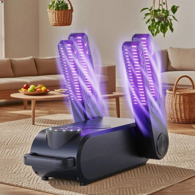 Foldable UV Shoes Dryer: Intelligent Timer, Deodorizing & Sterilizing Shoe Machine - clip memories