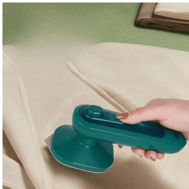 Mini Portable Handheld Electric Iron for Easy Travel & Home Ironing - clip memories