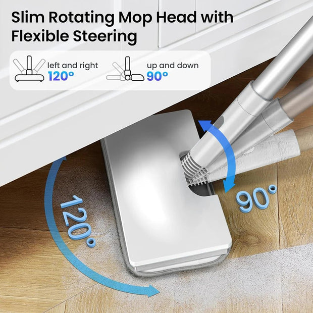 Powerful High Temp Steam Mop for Hardwood Floors & Tiles - Clean with Ease! - clip memories