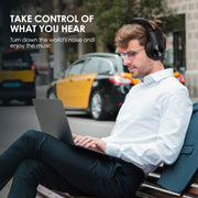 Foldable Wireless ANC Headphones: Hi-Fi Stereo Deep Bass, Mic - CLIP GADGETS