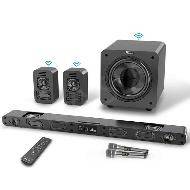 KYYSLB Wireless Subwoofer Bluetooth Soundbar Speaker Set - CLIP GADGETS
