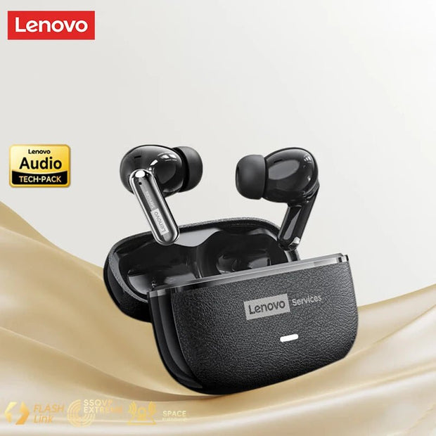 Lenovo LE208 Wireless Bluetooth HiFi Headphones - Comfortable Leather, Hi-Fi Sound, Noise Reduction - clip memories
