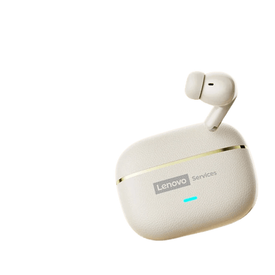 Lenovo LE208 Wireless Bluetooth HiFi Headphones - Comfortable Leather, Hi - Fi Sound, Noise Reduction - clip memories