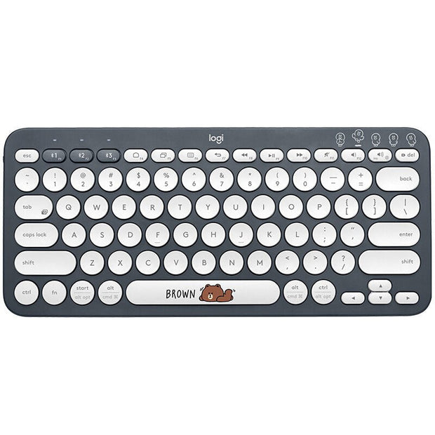 Logitech K380 Mini Bluetooth Wireless Keyboard Tablet Phone - clip memories