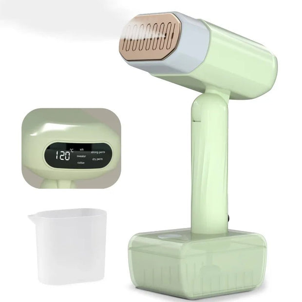 Portable Handheld Clothes Ironing Mini Steamer for Travel - clip memories
