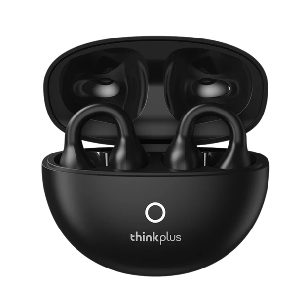 Lenovo LP25 Wireless Bluetooth Ear Clip Headphones - Long Battery Life, HIFI Surround Sound, Mic - clip memories