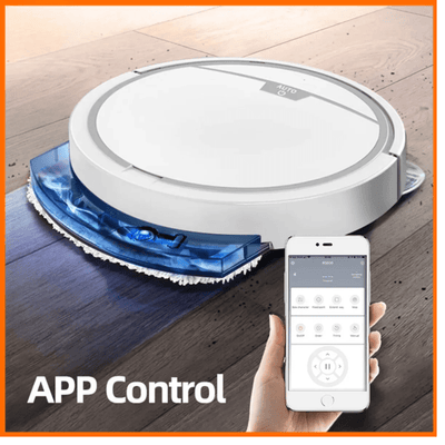 Wireless Smart Vacuum Robot: App Controlled Wet/Dry Floor Sweep with 2800PA Suction & Quiet Mopping - clip memories