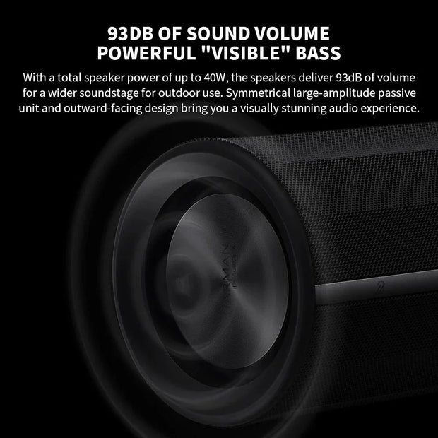 Xiaomi Bluetooth Speaker: HyperOS IP67 93dB 40W Outdoor Sound, 5.3 Bluetooth - CLIP GADGETS