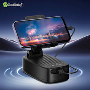 NewRixing 6W Wireless Speaker with Dual Pairing & Phone Holder - CLIP GADGETS