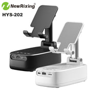 NewRixing 6W Wireless Speaker with Dual Pairing & Phone Holder - CLIP GADGETS