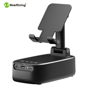 NewRixing 6W Wireless Speaker with Dual Pairing & Phone Holder - CLIP GADGETS